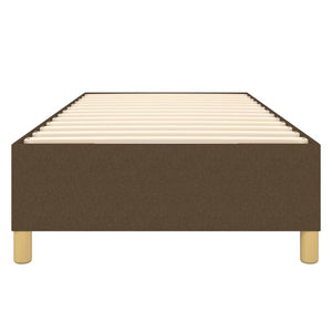 Boxspringbettgestell Dunkelbraun 100x200 cm Stoff