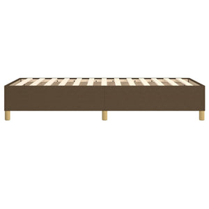 Boxspringbettgestell Dunkelbraun 100x200 cm Stoff