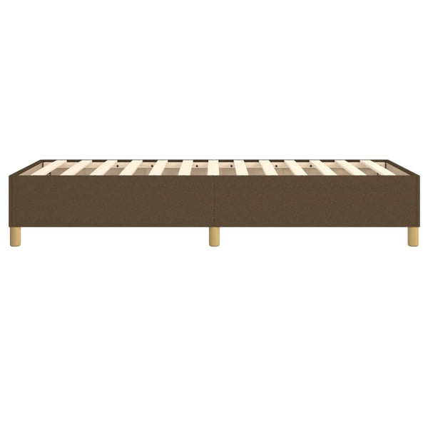 Boxspringbettgestell Dunkelbraun 100x200 cm Stoff