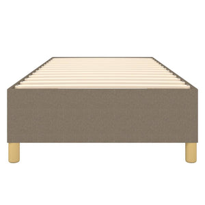 Boxspringbettgestell Taupe 100x200 cm Stoff