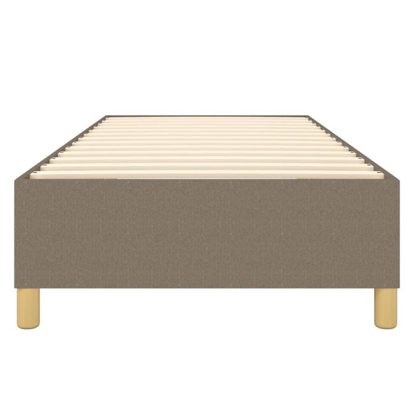 Boxspringbettgestell Taupe 100x200 cm Stoff