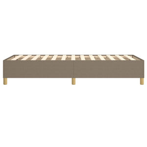 Boxspringbettgestell Taupe 100x200 cm Stoff