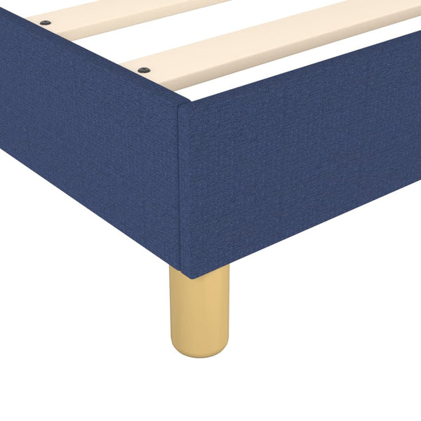 Boxspringbettgestell Blau 100x200 cm Stoff