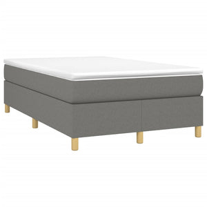 Boxspringbettgestell Dunkelgrau 120x200 cm Stoff