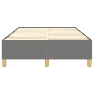 Boxspringbettgestell Dunkelgrau 120x200 cm Stoff