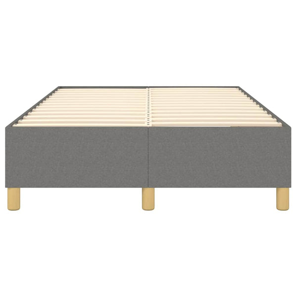 Boxspringbettgestell Dunkelgrau 120x200 cm Stoff