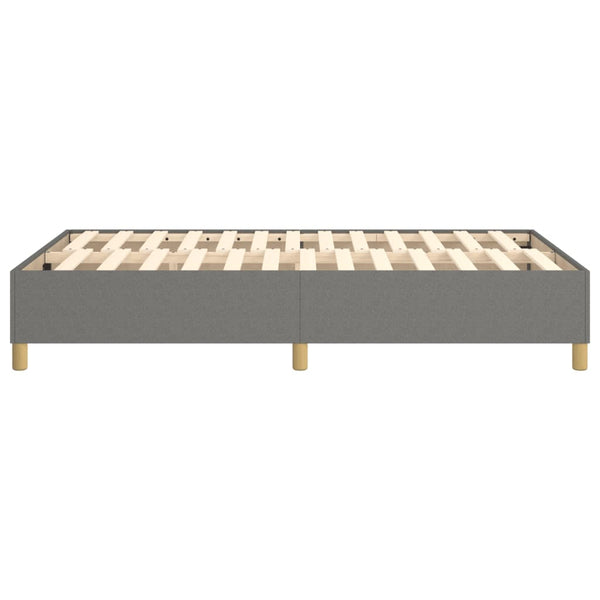 Boxspringbettgestell Dunkelgrau 120x200 cm Stoff