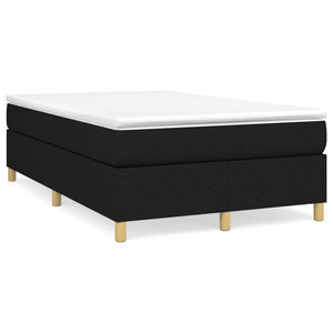 Boxspringbettgestell Schwarz 120x200 cm Stoff