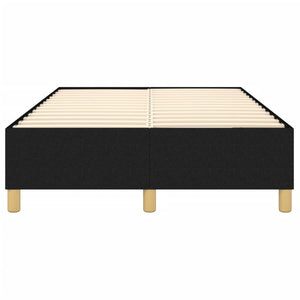 Boxspringbettgestell Schwarz 120x200 cm Stoff