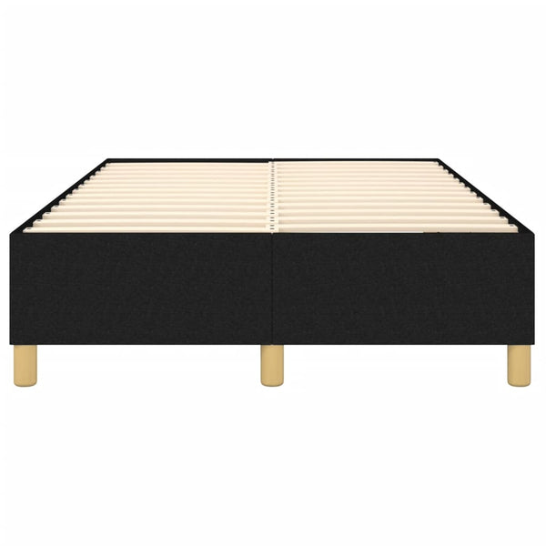 Boxspringbettgestell Schwarz 120x200 cm Stoff