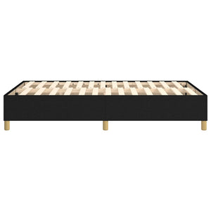 Boxspringbettgestell Schwarz 120x200 cm Stoff