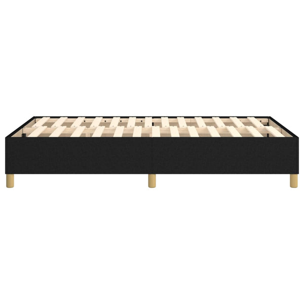 Boxspringbettgestell Schwarz 120x200 cm Stoff