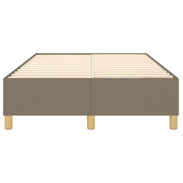 Boxspringbettgestell Taupe 120x200 cm Stoff