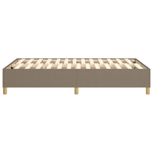 Boxspringbettgestell Taupe 120x200 cm Stoff