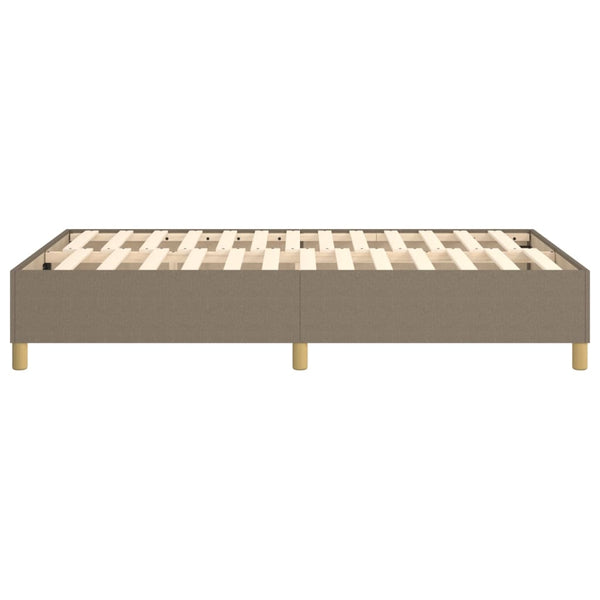Boxspringbettgestell Taupe 120x200 cm Stoff