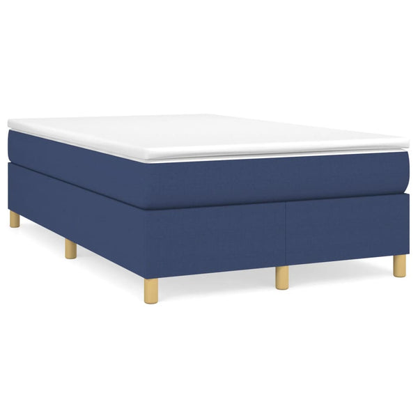 Boxspringbettgestell Blau 120x200 cm Stoff