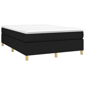 Boxspringbettgestell Schwarz 140x190 cm Stoff