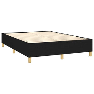 Boxspringbettgestell Schwarz 140x190 cm Stoff