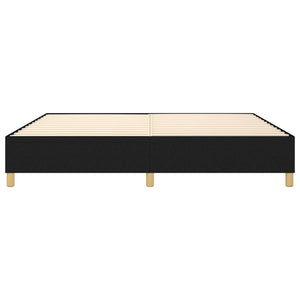 Boxspringbettgestell Schwarz 140x190 cm Stoff