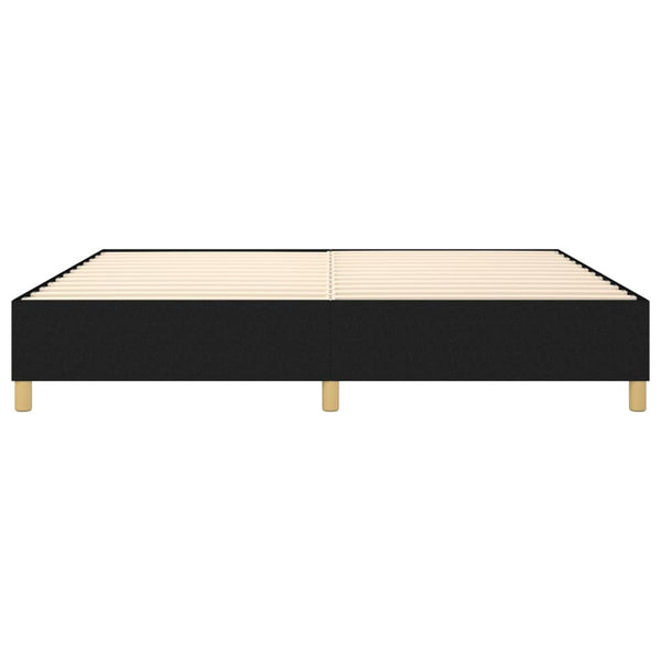 Boxspringbettgestell Schwarz 140x190 cm Stoff