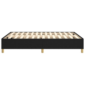 Boxspringbettgestell Schwarz 140x190 cm Stoff