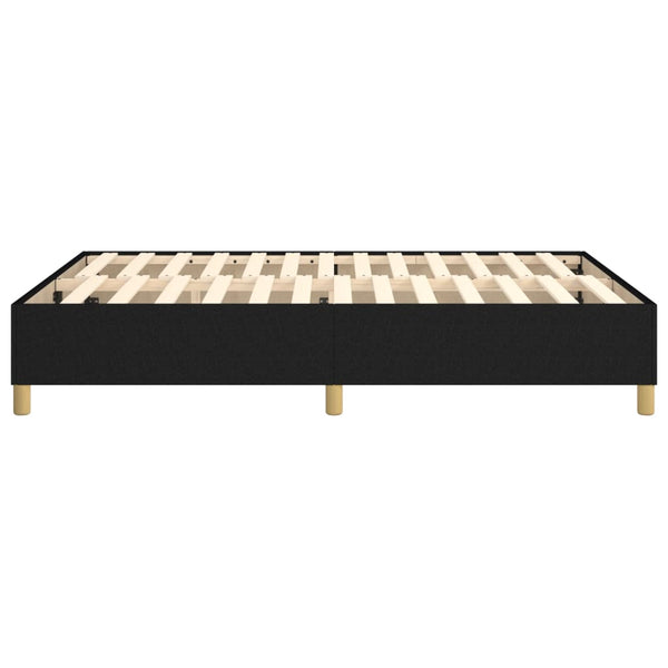 Boxspringbettgestell Schwarz 140x190 cm Stoff