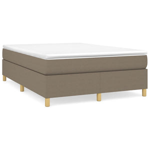 Base de lit tapissier vidaXL taupe 140x190 cm en tissu