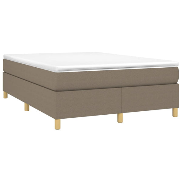 Base de lit tapissier vidaXL taupe 140x190 cm en tissu