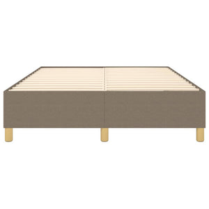 Base de lit tapissier vidaXL taupe 140x190 cm en tissu