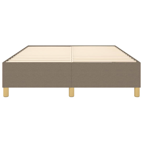 Base de lit tapissier vidaXL taupe 140x190 cm en tissu