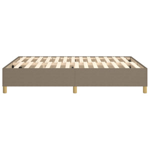 Base de lit tapissier vidaXL taupe 140x190 cm en tissu