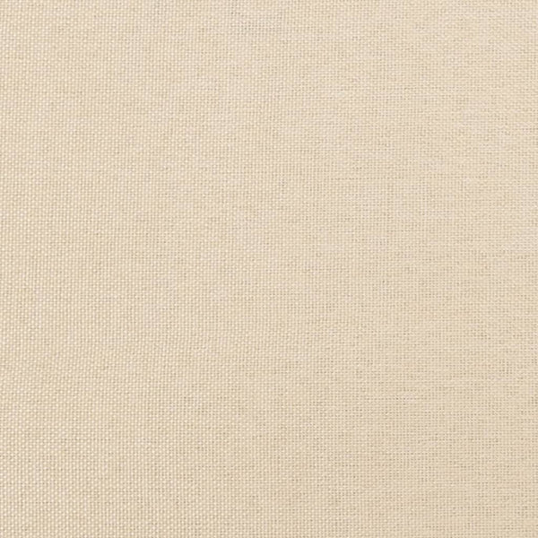 Boxspringbettgestell Creme 140x190 cm Stoff