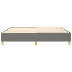 Boxspringbettgestell Dunkelgrau 140x200 cm Stoff