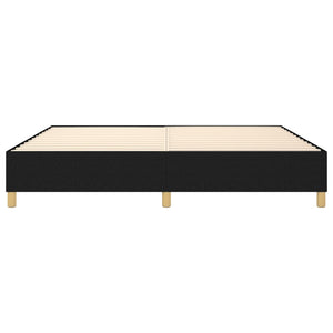 Boxspringbettgestell Schwarz 140x200 cm Stoff