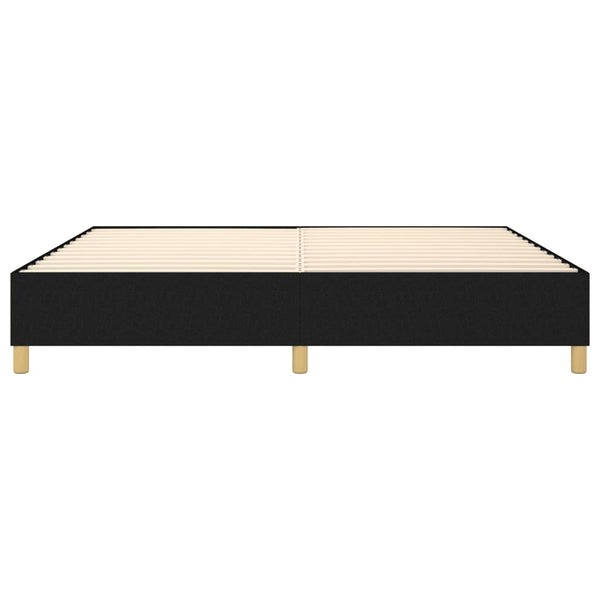 Boxspringbettgestell Schwarz 140x200 cm Stoff