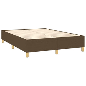 Boxspringbettgestell Dunkelbraun 140x200 cm Stoff
