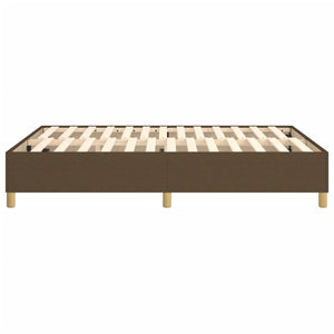 Boxspringbettgestell Dunkelbraun 140x200 cm Stoff