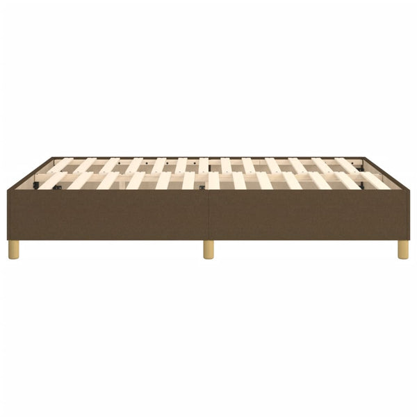 Boxspringbettgestell Dunkelbraun 140x200 cm Stoff