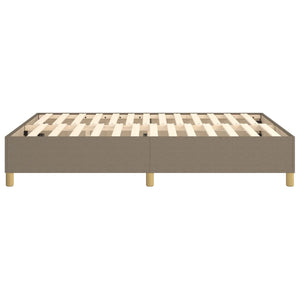 Boxspringbettgestell Taupe 140x200 cm Stoff