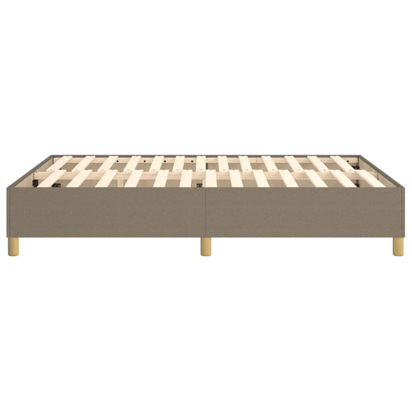 Boxspringbettgestell Taupe 140x200 cm Stoff