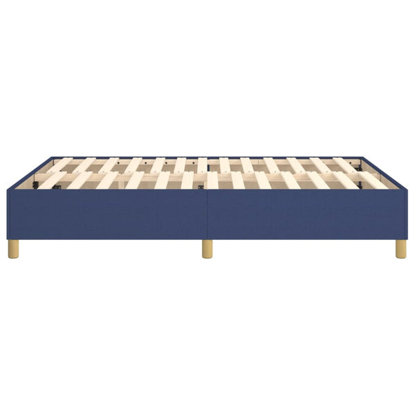 Boxspringbettgestell Blau 140x200 cm Stoff
