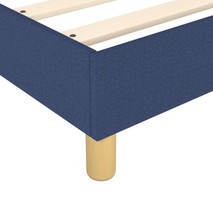 Boxspringbettgestell Blau 140x200 cm Stoff