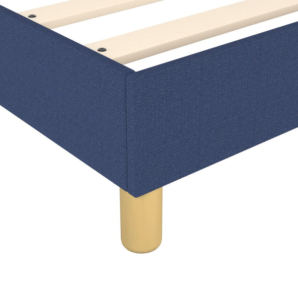 Boxspringbettgestell Blau 140x200 cm Stoff