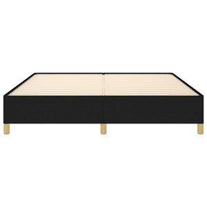 Boxspringbettgestell Schwarz 160x200 cm Stoff