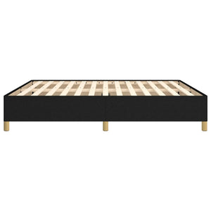 Boxspringbettgestell Schwarz 160x200 cm Stoff