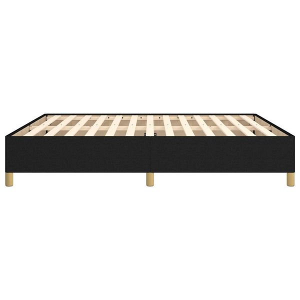 Boxspringbettgestell Schwarz 160x200 cm Stoff