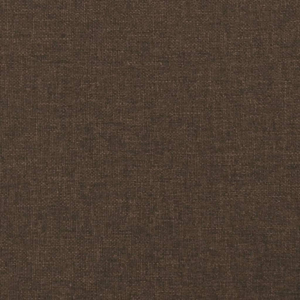 Boxspringbettgestell Dunkelbraun 160x200 cm Stoff