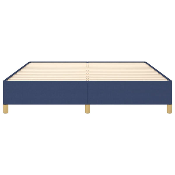 Boxspringbettgestell Blau 160x200 cm Stoff