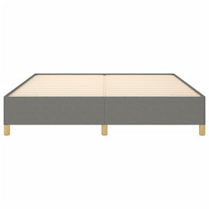 Boxspringbettgestell Dunkelgrau 180x200 cm Stoff