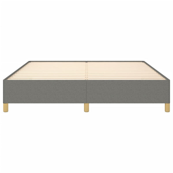 Boxspringbettgestell Dunkelgrau 180x200 cm Stoff